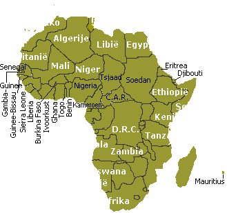Afrika map