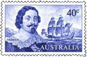 Postzegel Abel Tasman