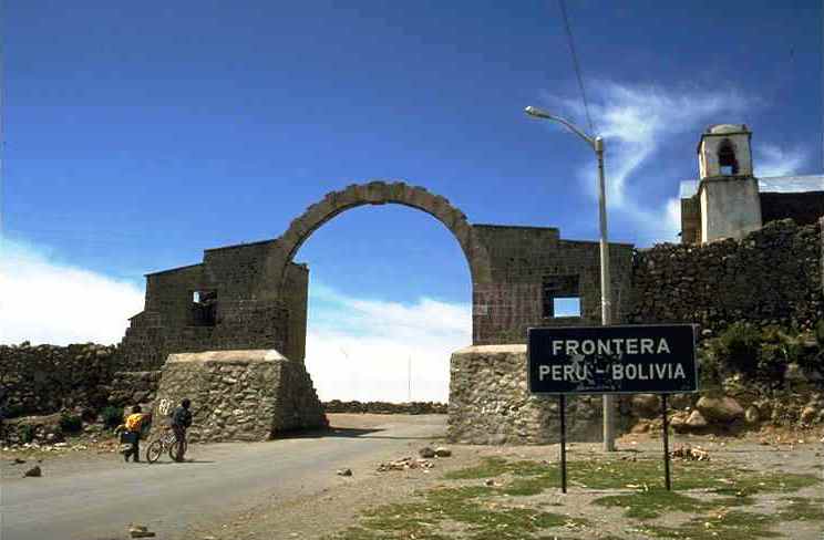 Grensovergang Bolivia - Peru