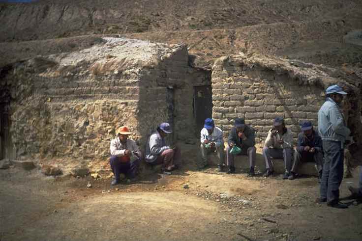 Mijnwerkers in Potosi